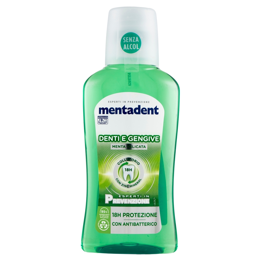 Mentadent Collutorio con Zinc Mineral Denti e Gengive 300 ml